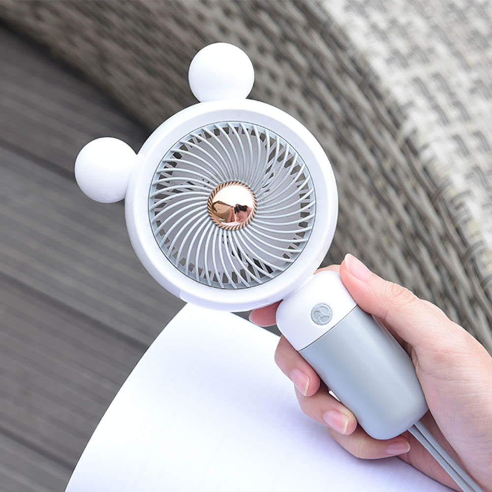 Mini Ventilador Portátil Recarregável - YM-88179