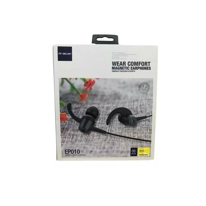 Fone De Ouvido Bluetooth Wear Confort  Magnetic IT-Blue - EP010
