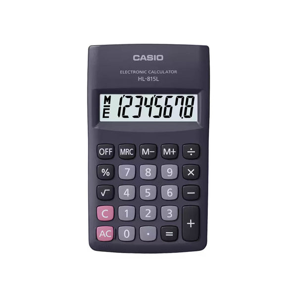Calculadora de Bolso Casio 8 Dígitos Preta - Hl-815L-Bk