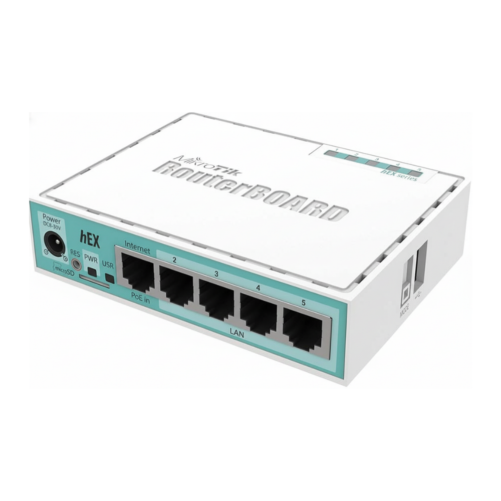 Roteador Mikrotik RouterBoard Rb750gr3 (Hex)