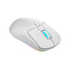 Mouse Gamer Sem Fio Recarregável C/ Base Warrior Magnus 6 Botoes 10000dpi Branco - MO422