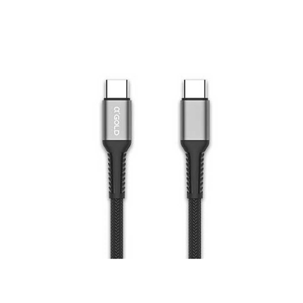 Cabo de Dados USB Tipo C 1,0m aGold Pro Turbo 60W - CB76 Truedata