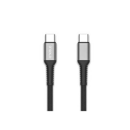 Cabo de Dados USB Tipo C 1,0m aGold Pro Turbo 60W - CB76 Truedata