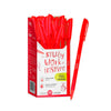 Caneta Esferográfica Ponta Média 1,0mm c/ 50 Unidades Vermelho Keep - EI092
