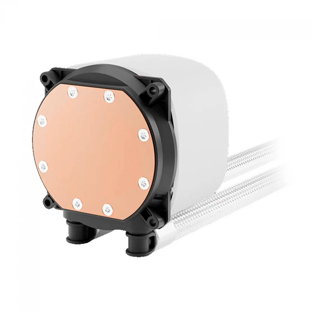 Water Cooler Single Fan Gamdias Aura ARGB 120mm (Intel/AMD) Branco - AURA GL 120 V2 WH