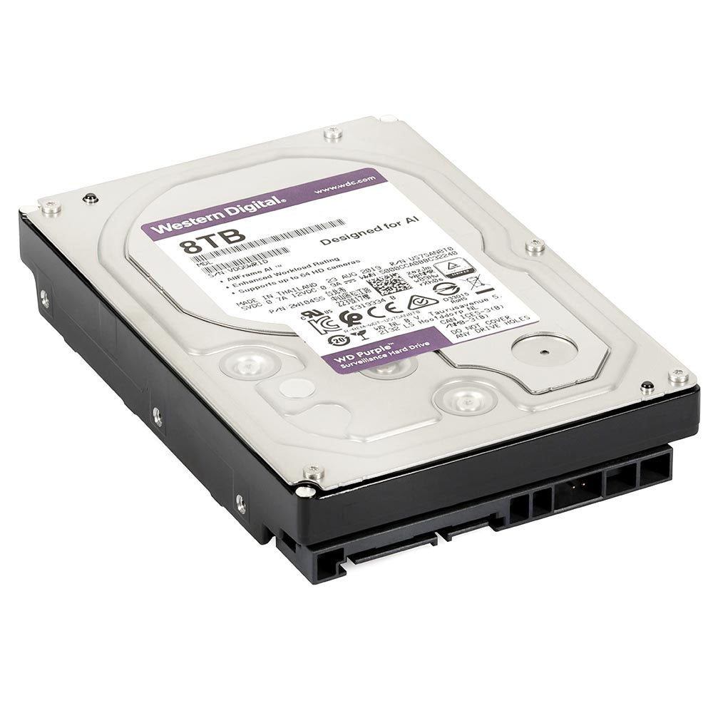 Hd Para Vigilância 8tb Western Digital Wd Purple Sata 6gb/S 128mb - WD84PURZ