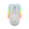 Mouse Gamer Sem Fio Recarregável C/ Base Warrior Magnus 6 Botoes 10000dpi Branco - MO422