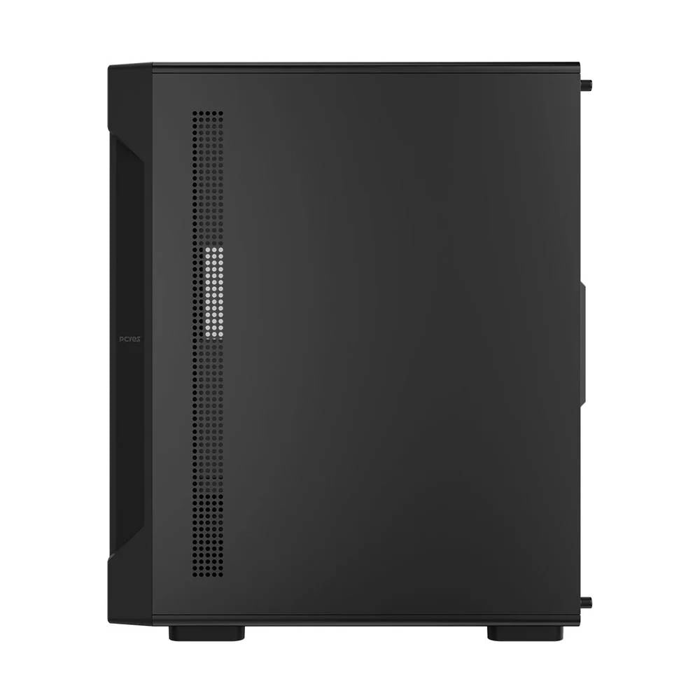 Gabinete Gamer PCYes Velyr Black Vulcan C/ Lateral em Vidro Temperado Preto - GVLYBV