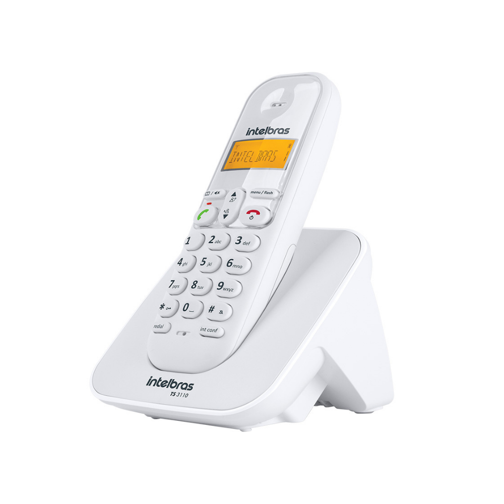 Telefone Sem Fio Intelbras Ts3110 Branco Ident De Chamadas - 4123010