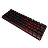 Teclado Gamer Mecanico PCYes Zot Outemu Brown Hotswap Abnt2 Led Vermelho Preto - PZOHBWV