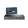 Switch 16 Portas Gigabit 10/100/1000 Mbps Tp-Link - Tl-Sg1016d