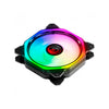Cooler Fan para Gabinete PCYes Huracan H3 Led RGB 120mm 06 Pinos - PH3RGB120