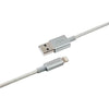 Cabo Usb-A Macho P/ Lightning Macho 1,5mt Intelbras em Nylon Branco 15NB - 4830061