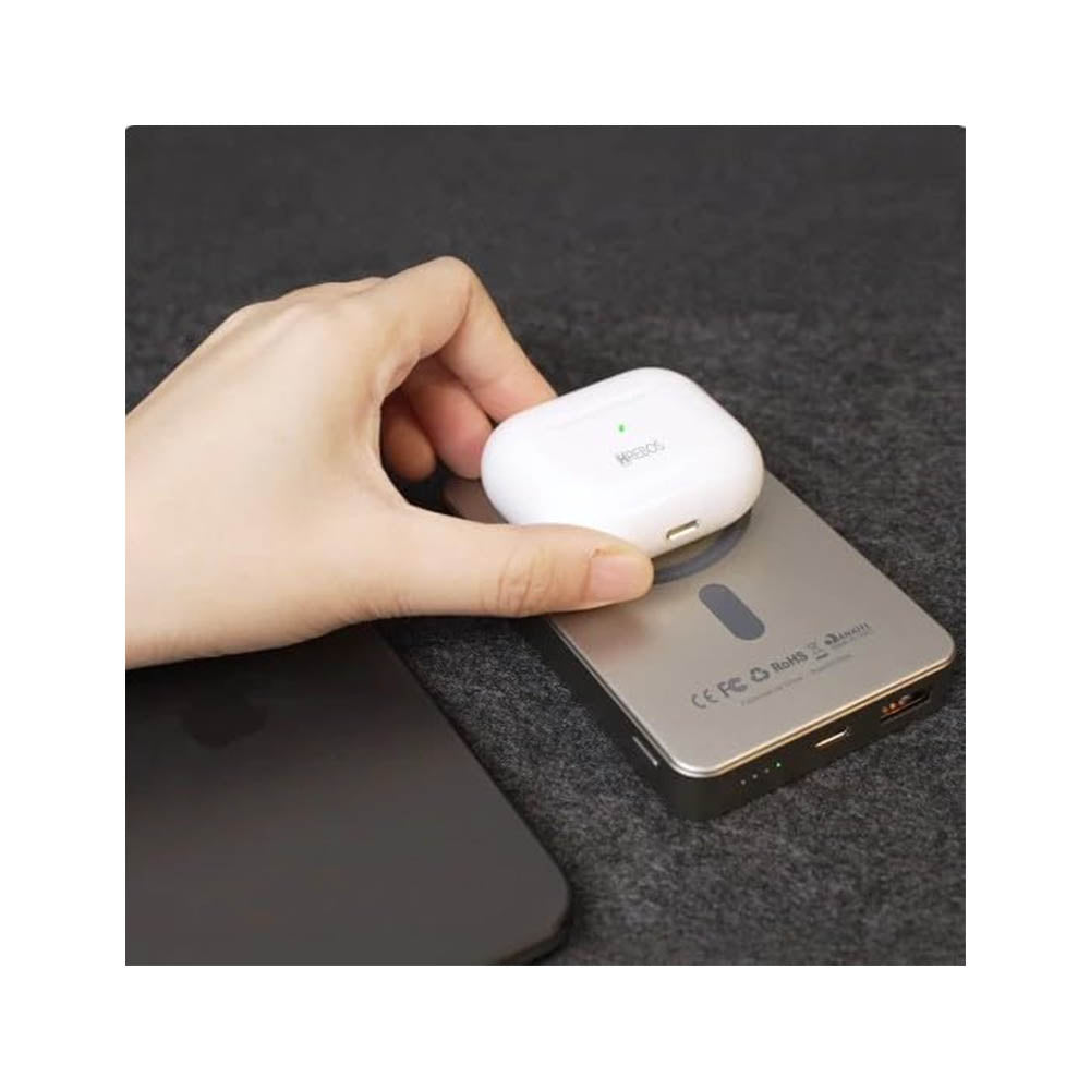 Carregador Portátil Wireless 10000mAh aGold Power Bank USB / Tipo C 22.5W - BTE-98
