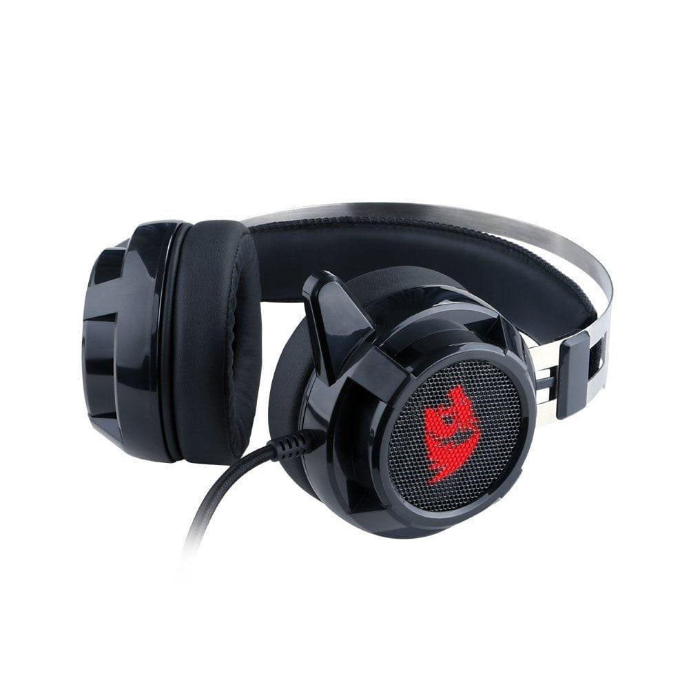 Headset Gamer Redragon Siren 2 7.1 USB Preto e Vermelho - H301USB-1