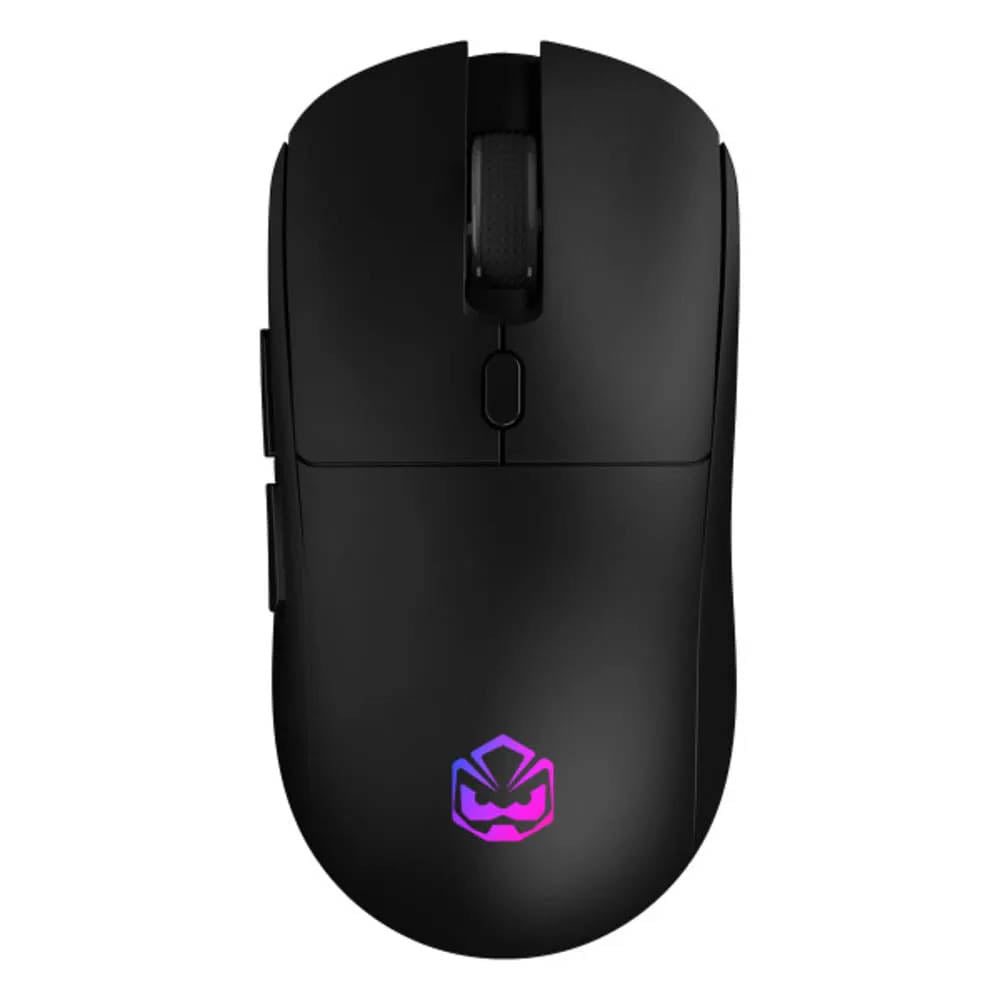 Mouse Gamer Sem Fio PCYes Basaran Black Vulcan 6 Botões 10000dpi RGB Preto - PMGBRSTBV
