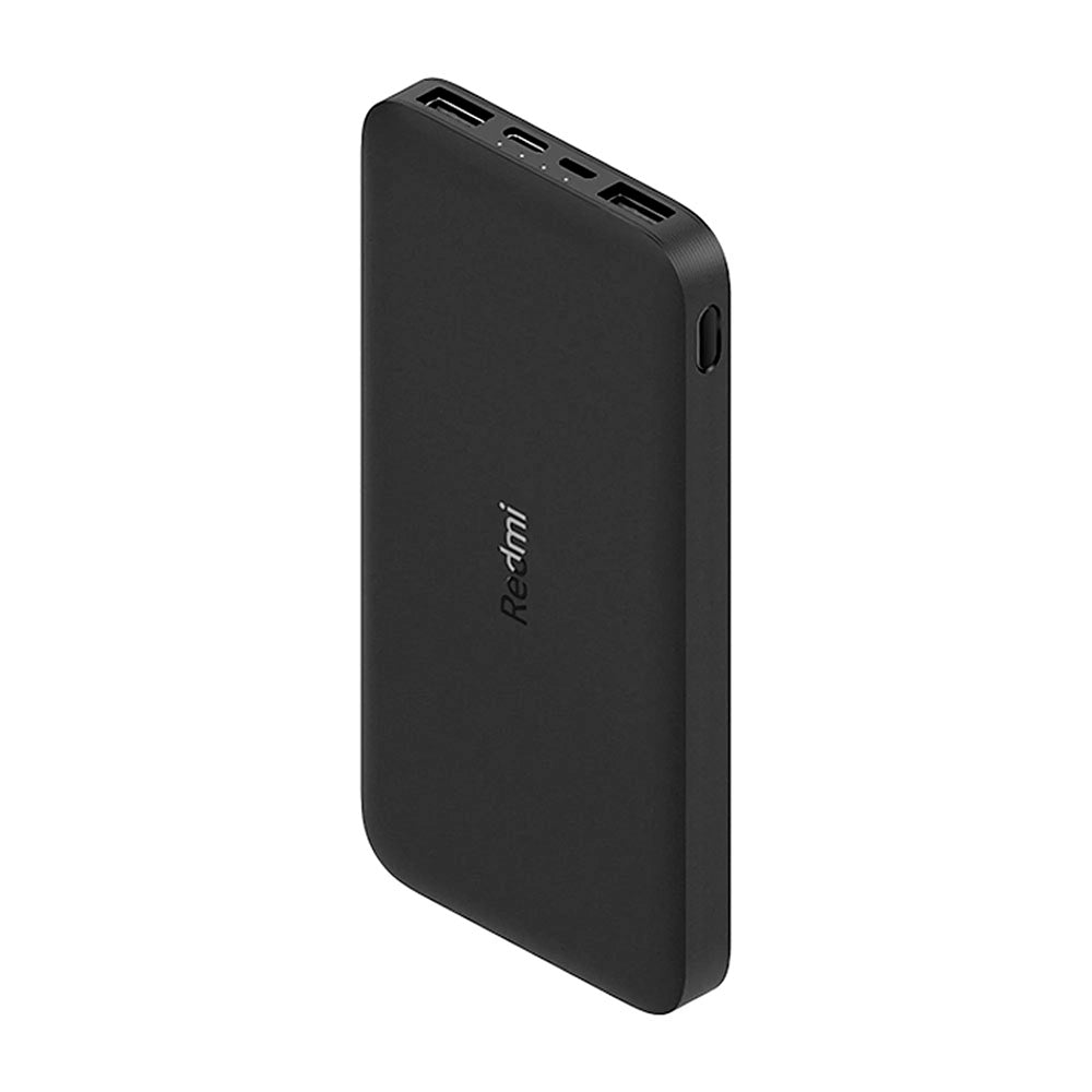 Carregador Portátil Redmi Power Bank 10000mAh Xiaomi Preto