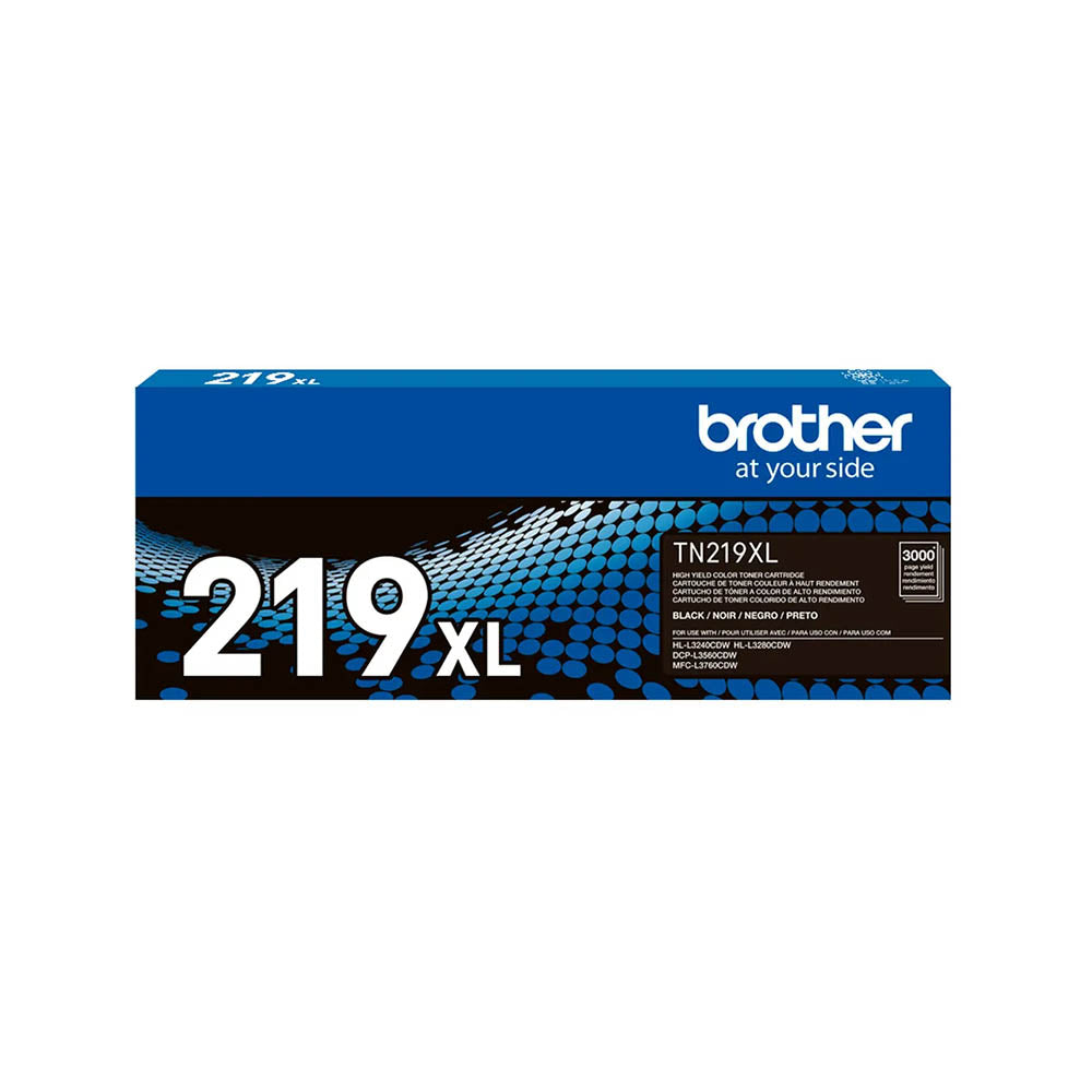 Toner Brother Color Preto 3000 Pags Tn-219XL Bk - P/ HL-L3240CDW Truedata