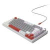 Teclado Gamer Mecanico PCYes Arkeum 75% White Ghost - Switch Red - AKWG75RBR