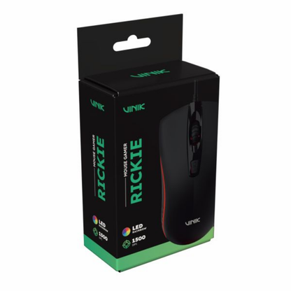 Mouse Gamer Usb Vinik Rickie 1500Dpi Rgb 1.5m Preto - MGRKRGB