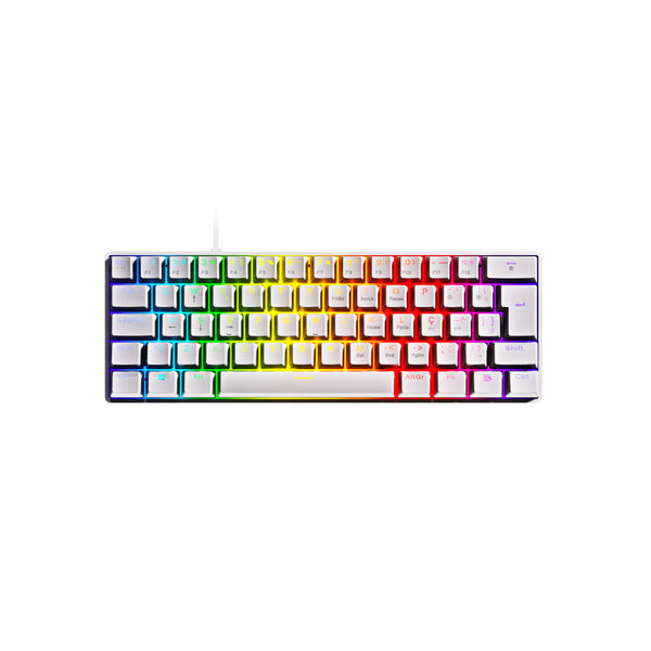 Teclado Gamer Mecanico PCYes Zot Outemu Brown Hotswap RGB Branco - PZWOHBWRGB