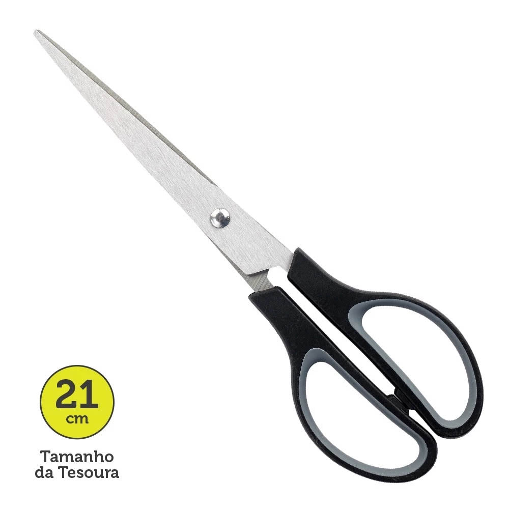 Tesoura Multiuso Keep 21cm Preta - EI175