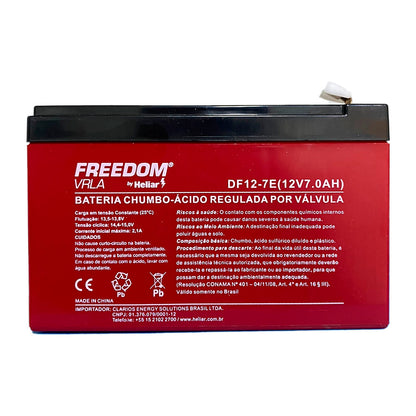 Bateria Para Nobreak 12v 7ah Freedom By Heliar