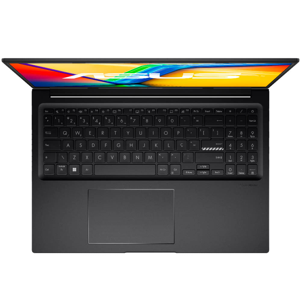 Notebook Asus Vivobook 16X Intel Core i5-12500H 8gb 512Gb SSD Pl Video Rtx2050 Win11 Home 16 Pols Indie Black - K3605ZF-
