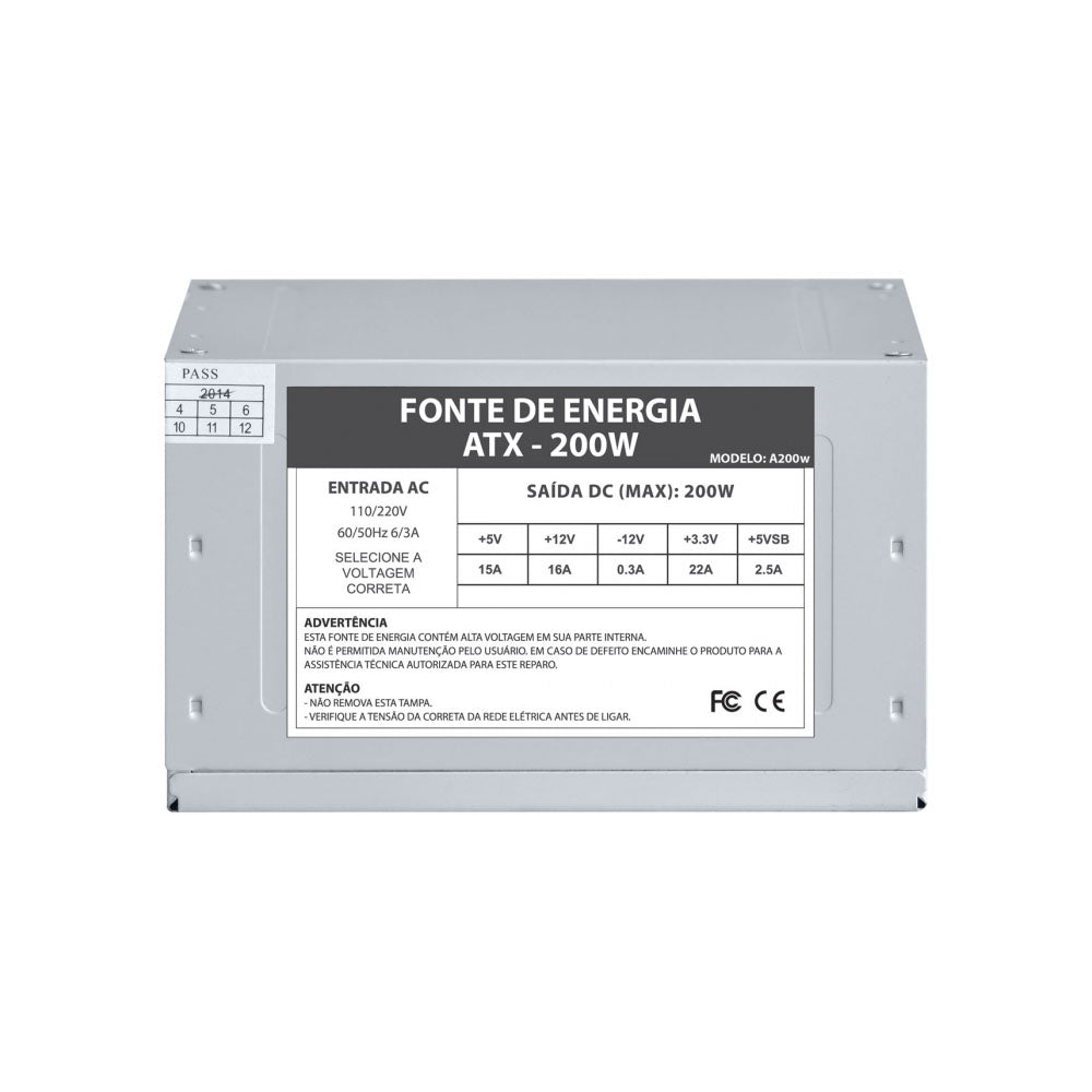 Fonte Atx 200w Vinik VKOEM - 24821