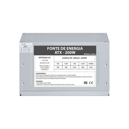 Fonte Atx 200w Vinik VKOEM - 24821