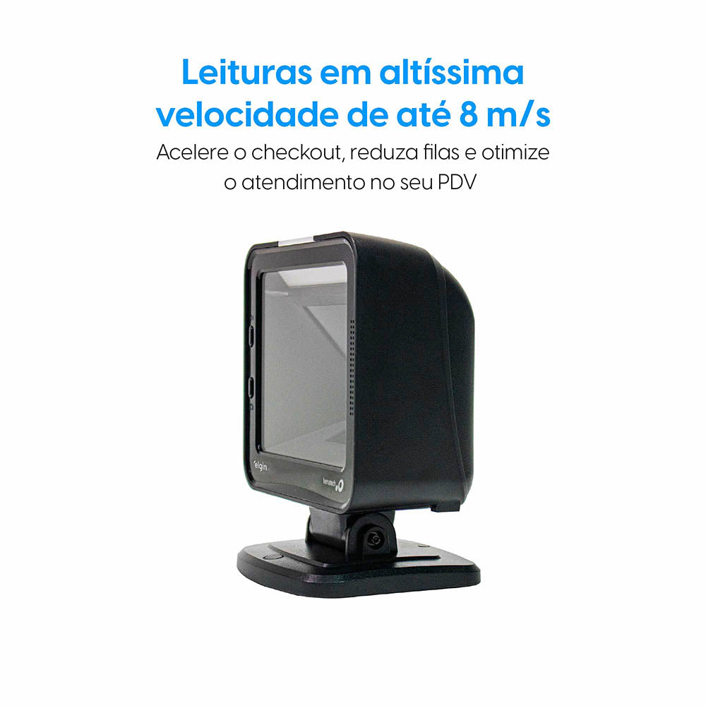 Leitor De código De Barras Elgin 1d 2d Fixo - EL-8600IA