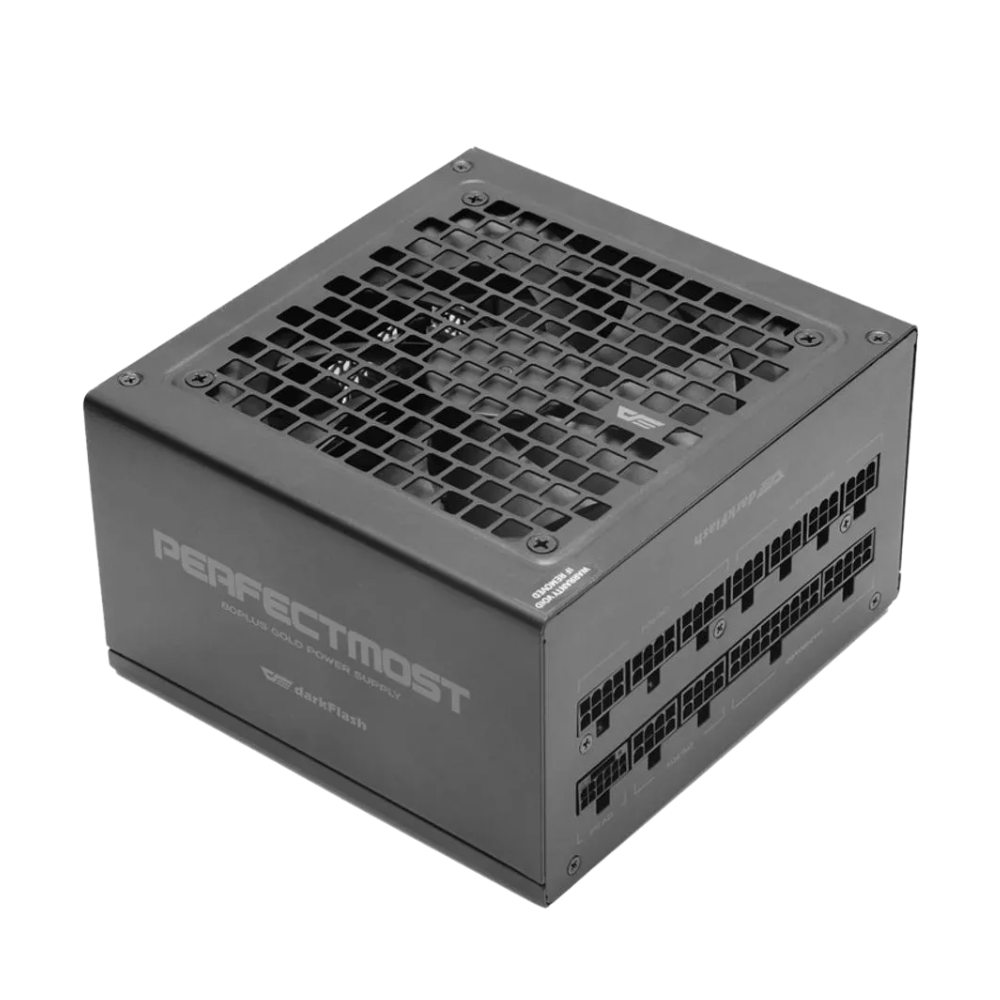 Fonte Darkflash ATX 1250W 80 Plus Gold Full Modular Preta - PMT1250
