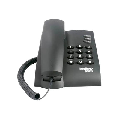 Telefone Intelbras Pleno C/ Chave de Bloqueio Preto - 4080057