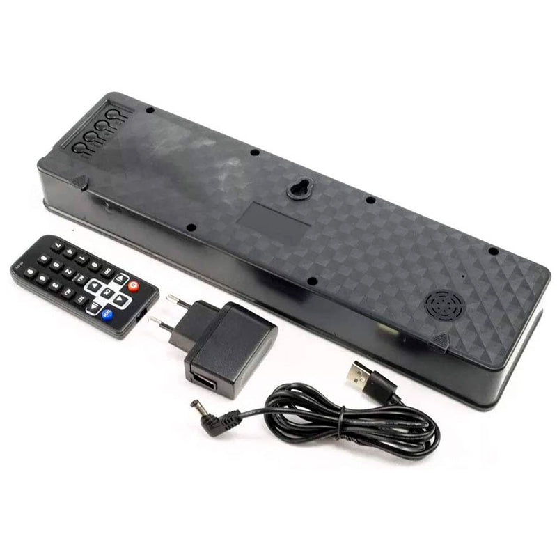 Relogio De Parede Led Digital Lelong C/ Controle Remoto - LE-2113