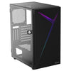 Gabinete Gamer Gamdias Mid Tower Argus E4 Elite RGB Preto Com Lateral em Vidro Temperado S/Fans