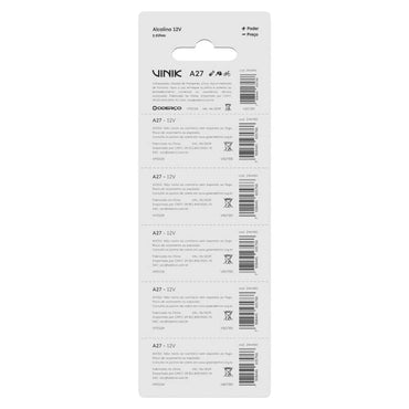 Bateria Alcalina 12v A27 Vinik - VB27B5
