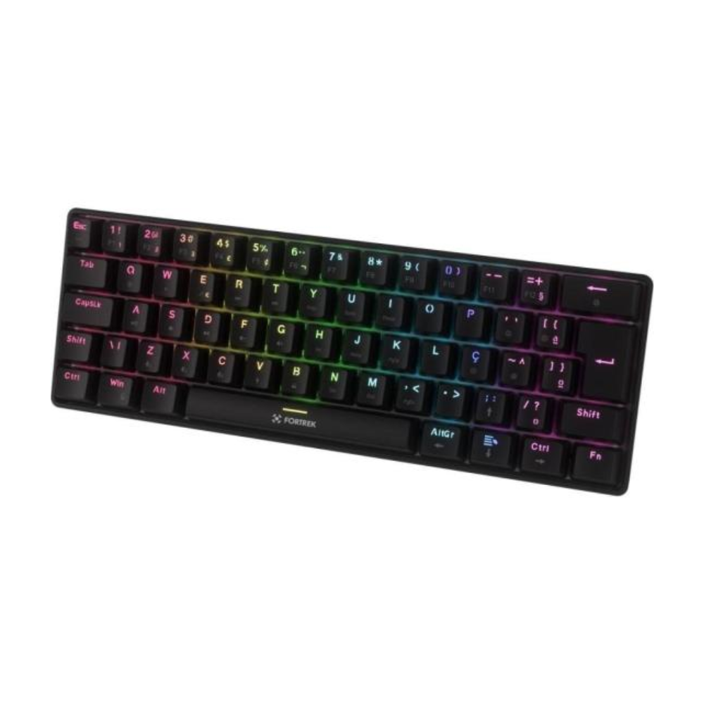 Teclado Mecanico Gamer  Fortrek Gravity Sem Fio Preto - 84977