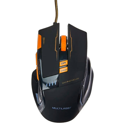 Kit Mouse + Mousepad Gamer Usb Multilaser Quickfire - MO256