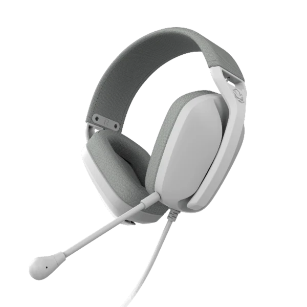 Headset Gamer PCYes Nyra White Ghost Mic Destacável C/ Cabo P2 3,5mm Branco - HGNYWG