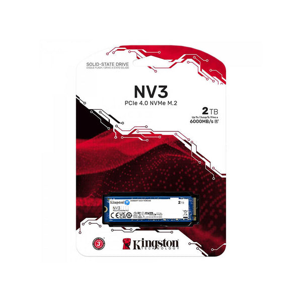 Ssd M.2 NV3 NVMe 2Tb (1920gb) Kingston 2280 Pci-e 4.0 - SNV3S/2000G