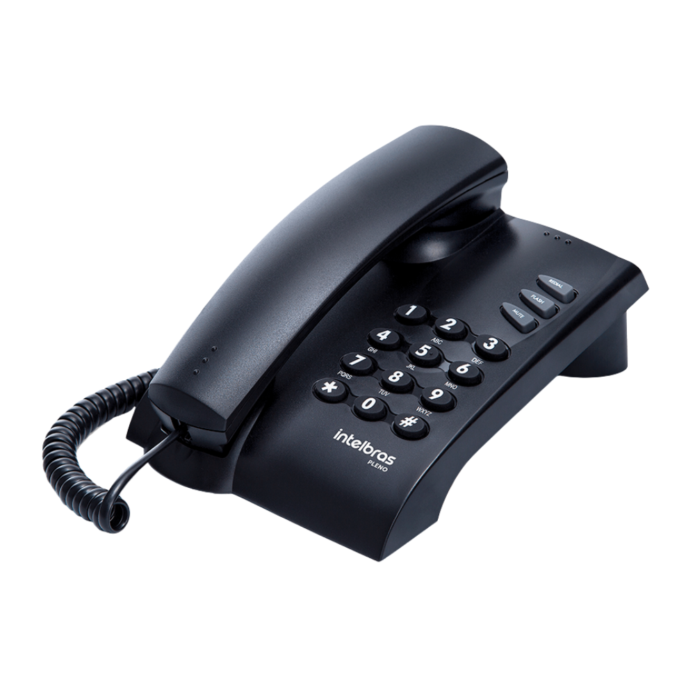 Telefone Intelbras Pleno Preto - 4080051