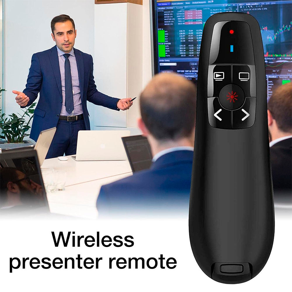 Apresentador Sem Fio Wireless Laser Pointer Clicker 2.4GHz - Fenlan