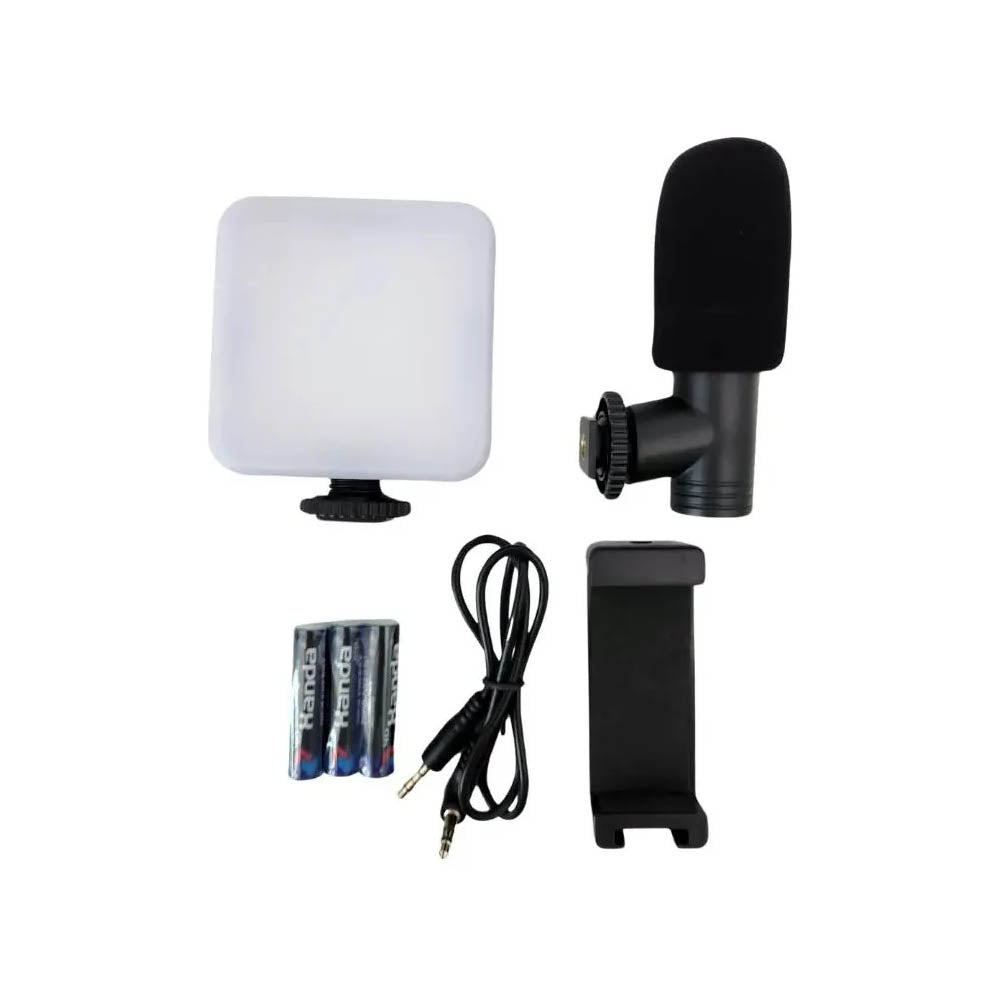 Suporte Estabilizador de Camera Portátil C/ Led Tomate - MTG-1111