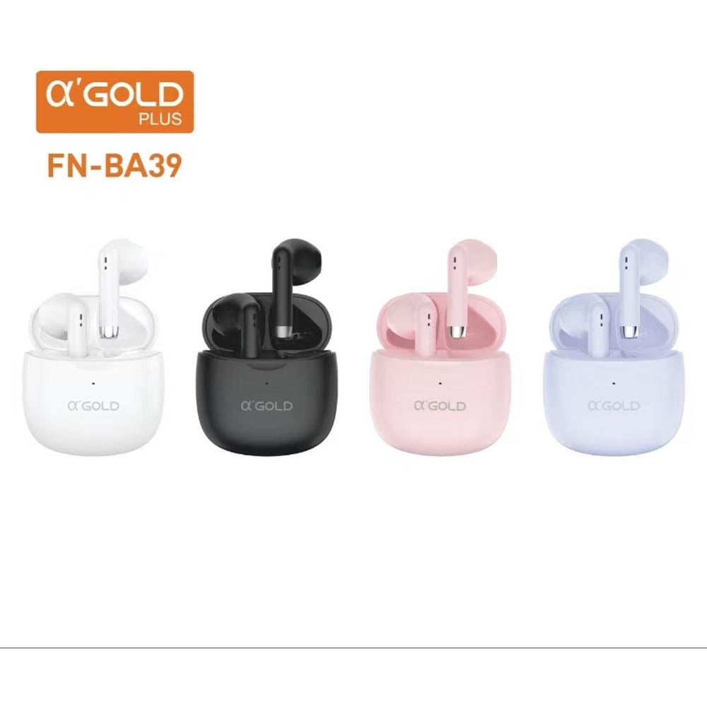 Fone De Ouvido Bluetooth C/ Estojo de Carregamento aGold HiFi - FN-BA39