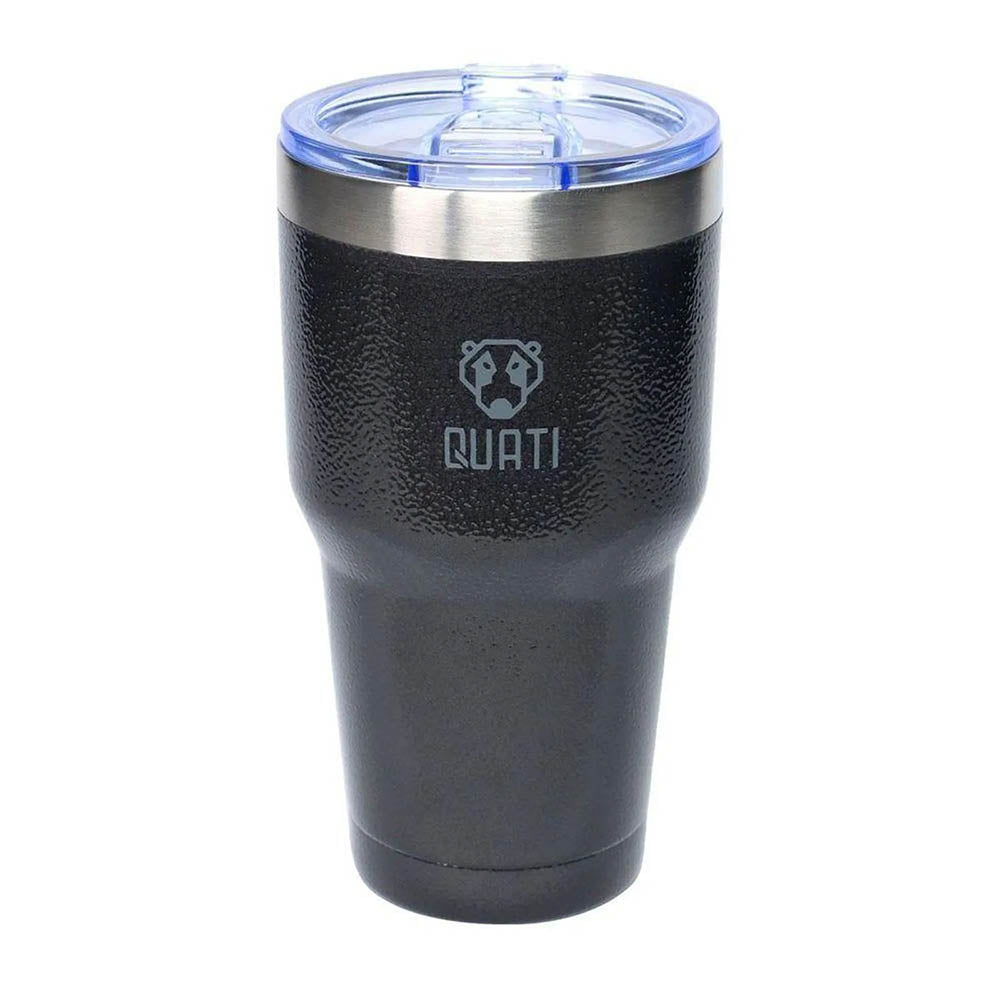 Copo Termico Isolado a Vacuo Quati Com Tampa 725ml Preto - CPCR725