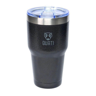 Copo Termico Isolado a Vacuo Quati Com Tampa 725ml Preto - CPCR725