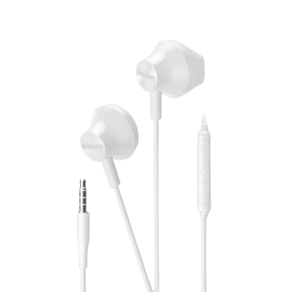 Fone De Ouvido Intra Auricular C/ Microfone P3 Philips Branco - TAE1000
