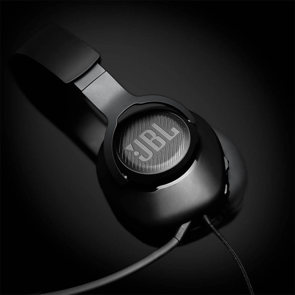 Headset Gamer Jbl Quantum 100 M2 P3 C/ Microfone Removível Preto - JBLQTUM100M2BLK