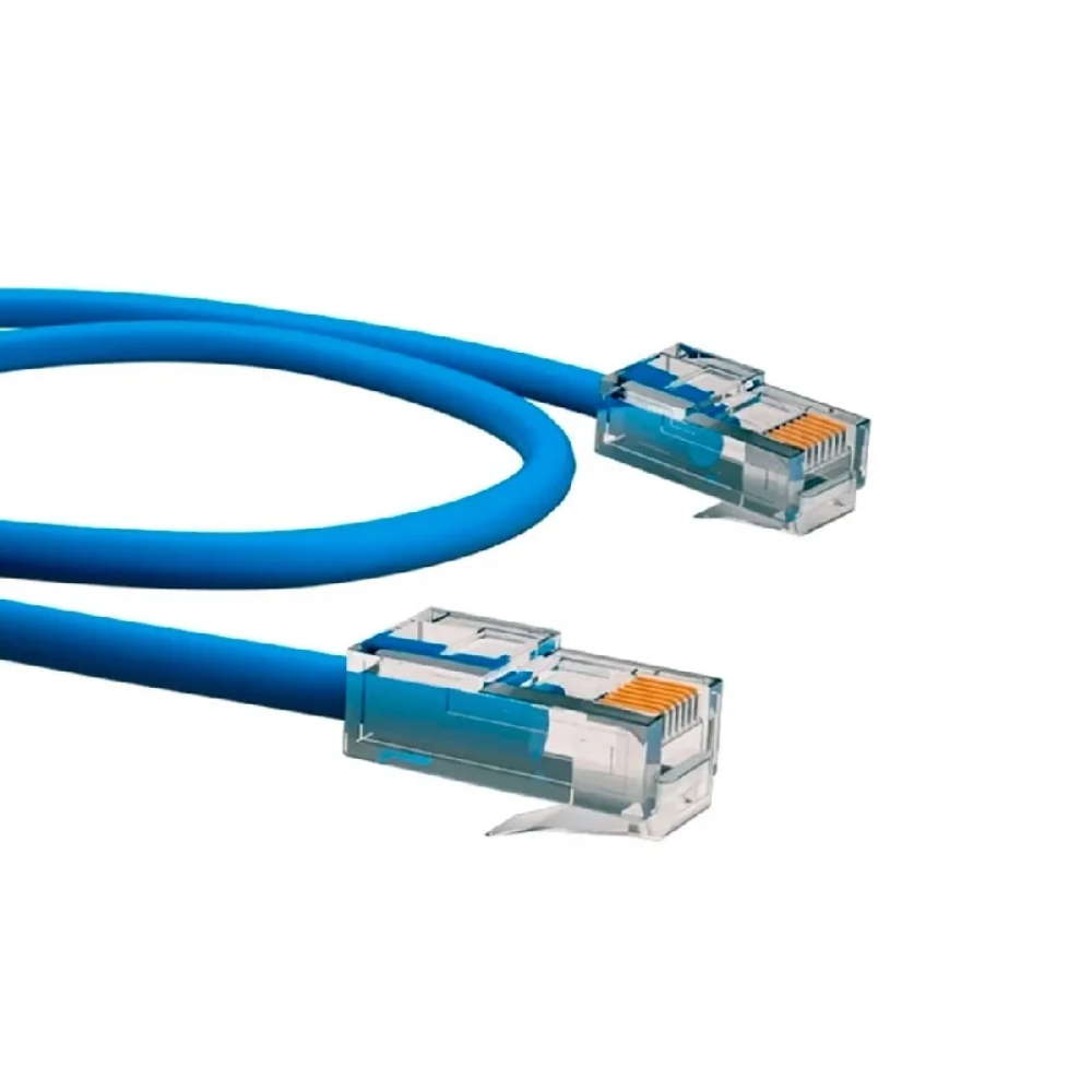 Patch Cord Cabo De Rede Cat5e Furukawa 2.5m Azul Claro