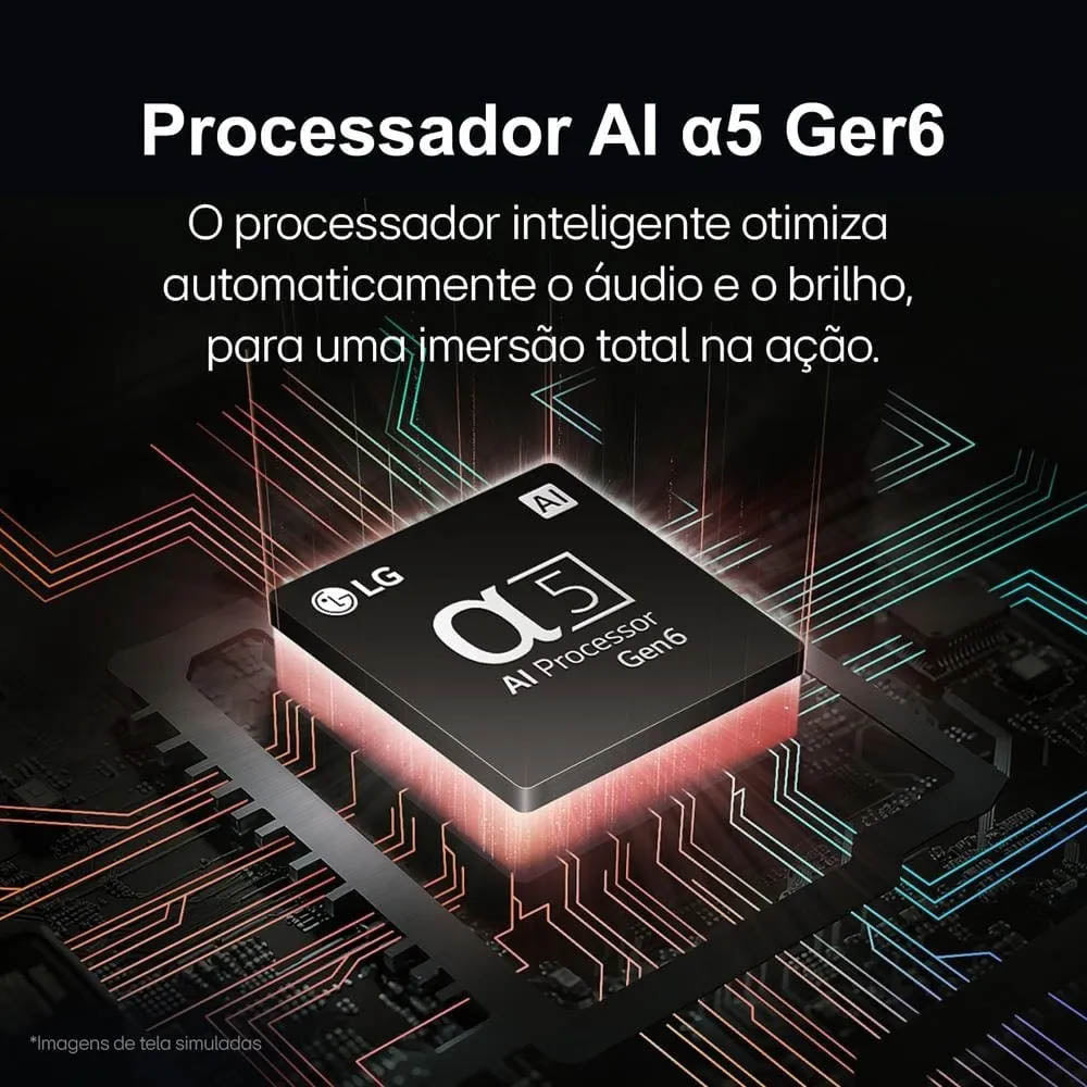 Smart TV Led LG 32" HD Wi-fi Bluetooth USB HDMI Alexa - 32LR600BPSA